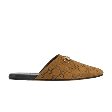 Gucci Wmns Horsebit Mule 'GG Brown'