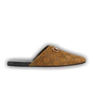 Gucci Wmns Horsebit Mule 'GG Brown'