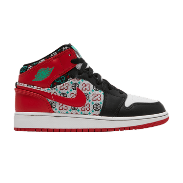 Air Jordan 1 Mid SE GS 'Ugly Christmas Sweater'