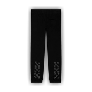 Off-White Rubber Arrow Slim Sweatpant 'Black/Black'