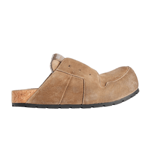 Balenciaga Dumbo Mule In Beige 'Beige Worn Out Suede'