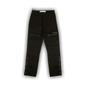 Off-White Logo Slim Cargo Pants 'Black/White'