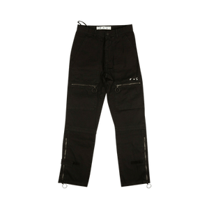 Off-White Logo Slim Cargo Pants 'Black/White'