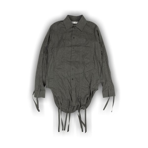 Off-White Flannel Pull Up Shirt 'Grey'
