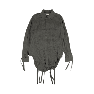 Off-White Flannel Pull Up Shirt 'Grey'