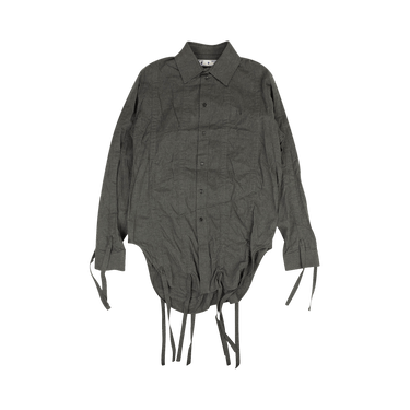 Off-White Flannel Pull Up Shirt 'Grey'