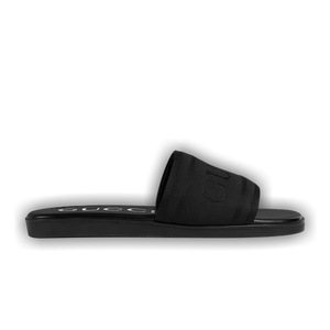 Gucci Slide 'Black Jacquard Fabric'