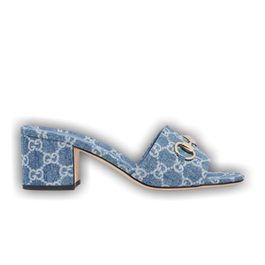 Gucci Wmns Horsebit Slide Sandal 'Blue'