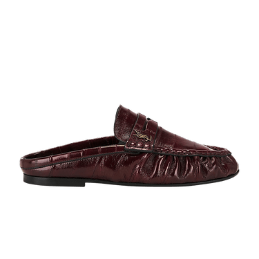 Saint Laurent Wmns Le Loafer Mule 'Deep Bordeaux'