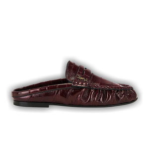 Saint Laurent Wmns Le Loafer Mule 'Deep Bordeaux'