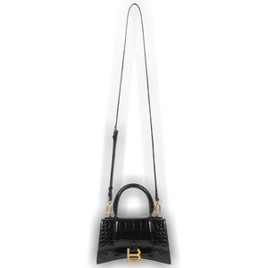 Balenciaga Hourglass XS Top Handle Bag 'Black'
