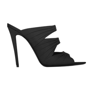 Saint Laurent Wmns Emilie Mule Sandal 'Black'
