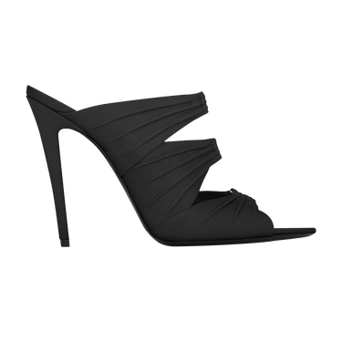 Saint Laurent Wmns Emilie Mule Sandal 'Black'