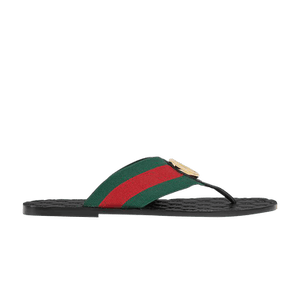 Gucci Riviera Thong Sandal 'Web Black'