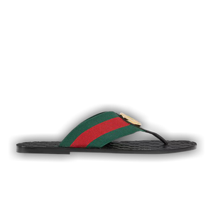 Gucci Riviera Thong Sandal 'Web Black'