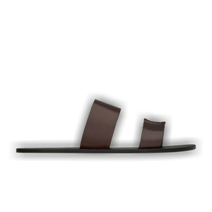 Saint Laurent Babylone Slide 'Ultra Dark Brown'