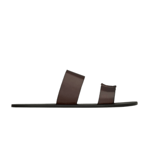 Saint Laurent Babylone Slide 'Ultra Dark Brown'