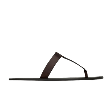 Saint Laurent Babylone Slide 'Dark Brown'