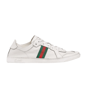 Gucci Stretch Low-Top Sneaker 'White Leather'