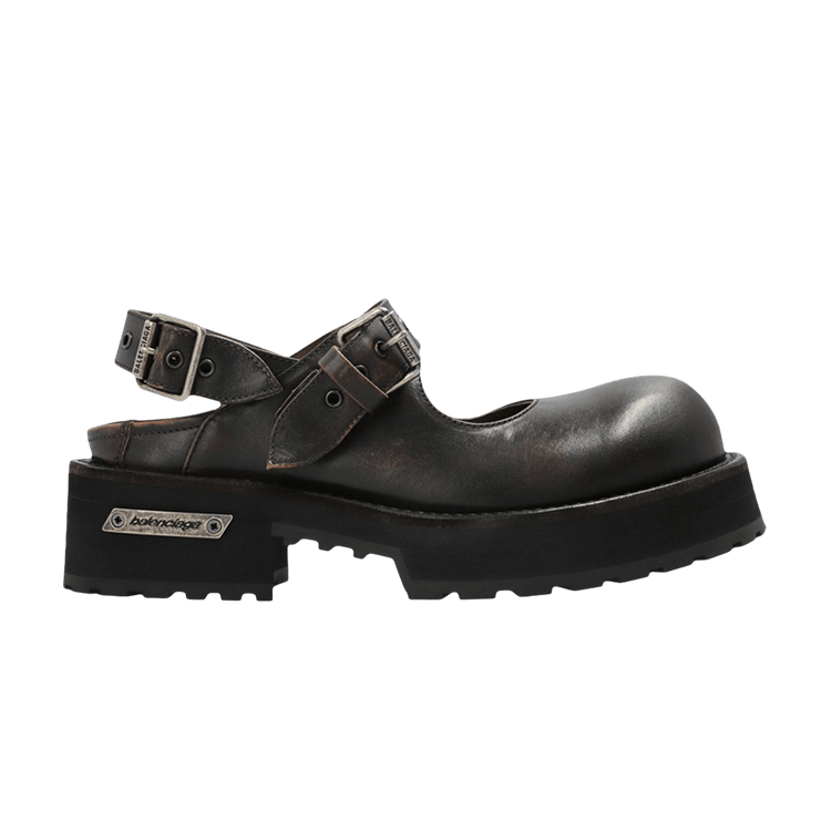 Balenciaga Wmns Venom Mary Jane Platform 'Brown Silver' 866581 WBEQ3 2824