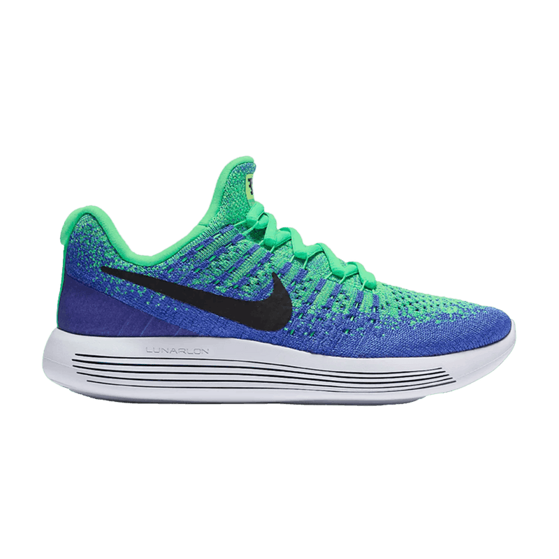 Nike LunarEpic Low Flyknit 2 GS 'Electro Green Blue' 869990 301