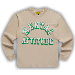Market Mental Attitude Long-Sleeve T-Shirt 'Khaki'
