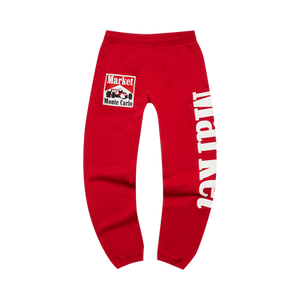 Market Racing Logo Sweatpants 'Red'