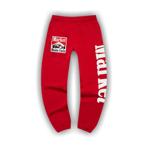 Market Racing Logo Sweatpants 'Red'