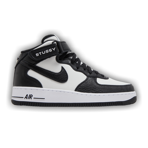Stussy x Nike Air Force 1 Mid 'Black White'