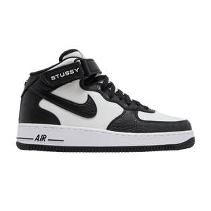 Stussy x Nike Air Force 1 Mid 'Black White'