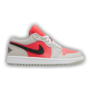 Wmns Air Jordan 1 Low 'Light Iron Ore Siren Red'