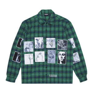 Pleasures Vodka Flannel 'Green'