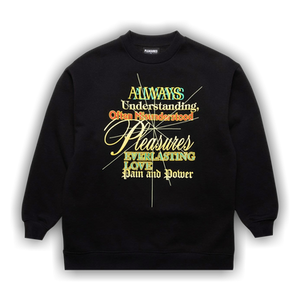 Pleasures Faith Crewneck Sweatshirt 'Black'
