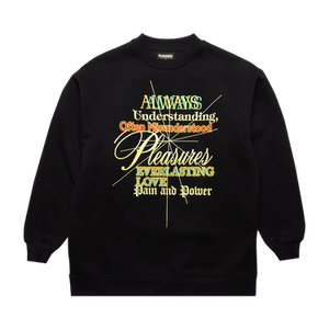 Pleasures Faith Crewneck Sweatshirt 'Black'