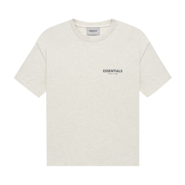 Fear of God Essentials Short-Sleeve Tee 'Light Heather Oatmeal'