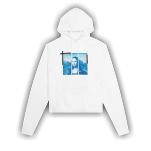 Off-White Monalisa Over Hoodie 'White/Blue'