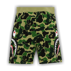 BAPE Big ABC Camo Side Shark Sweat Shorts 'Green'