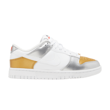 Nike Wmns Dunk Low SE 'Silver Gold Metallic'
