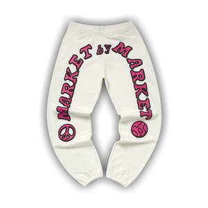Market Cali Arc Peace Sweatpants 'Cream'