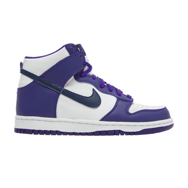 Nike Dunk High GS 'White Midnight Navy'