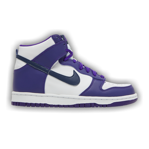 Nike Dunk High GS 'White Midnight Navy'