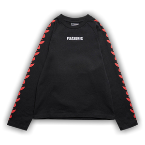 Pleasures PB Raglan Long-Sleeve 'Black'