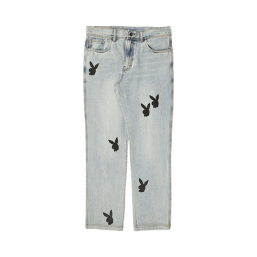 Pleasures Bunny Applique Denim 'Washed'