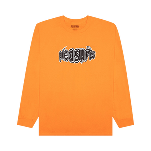 Pleasures Strain Logo Long-Sleeve T-Shirt 'Orange'