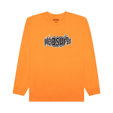 Pleasures Strain Logo Long-Sleeve T-Shirt 'Orange'