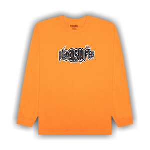 Pleasures Strain Logo Long-Sleeve T-Shirt 'Orange'