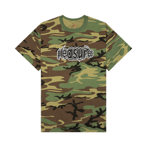 Pleasures Strain Logo T-Shirt 'Camo'