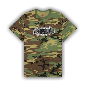 Pleasures Strain Logo T-Shirt 'Camo'