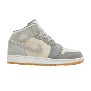 Air Jordan 1 Mid SE GS 'Coconut Milk Particle Grey'