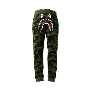 BAPE 1st Camo Shark Slim Fit Sweatpants 'Green'